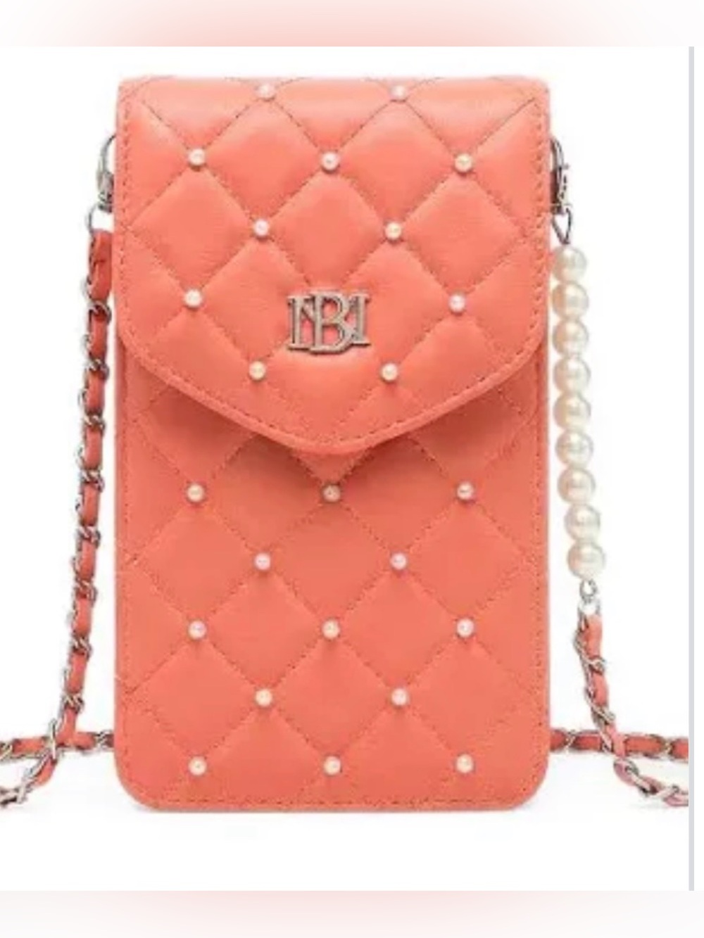 New tags bachelor Mishka coral Crossbody foam bag MSRP $79